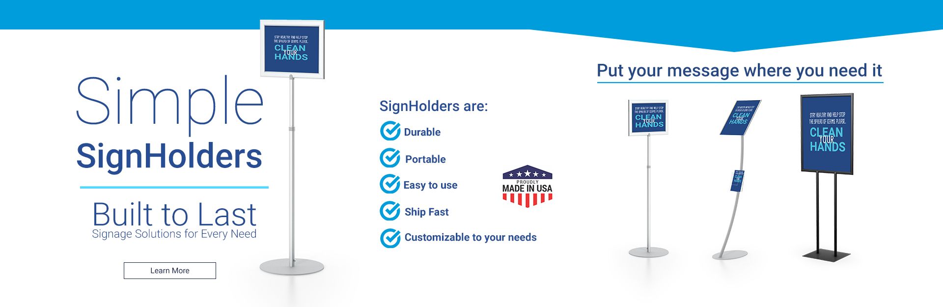 Simple SignHolders